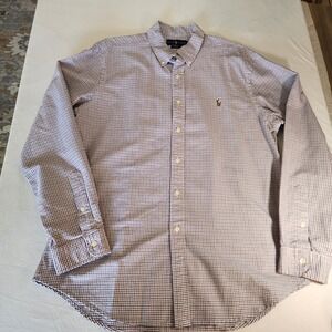 Ralph Lauren Slim Fit Mens XL Long Sleeve Button Down Shirt Designer